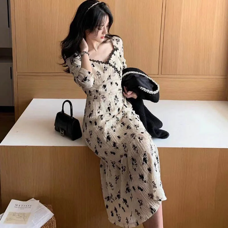 Julia Fashion - Sexy V-Neck High Waist Dress