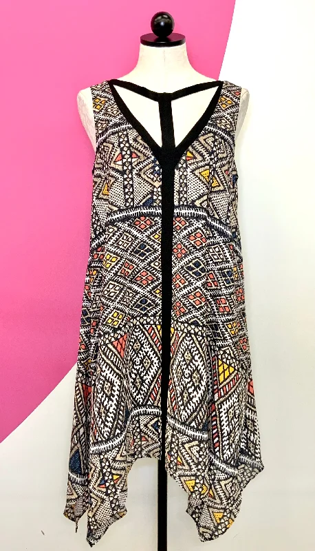 BCBGMAXAZRIA TIAN HANDKERCHIEF DRESS - S