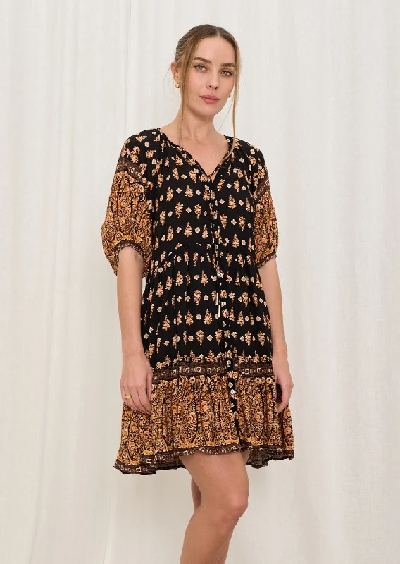 Aurelia Boho Babydoll Dress