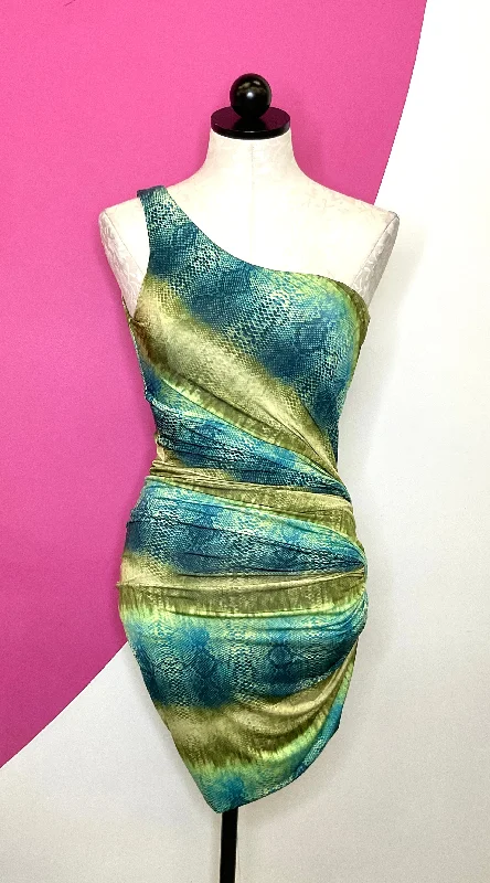TORN BY RONNY KOBO SNAKESKIN DRESS - S