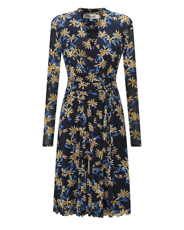 DVF BRENDA DRESS | BLUE