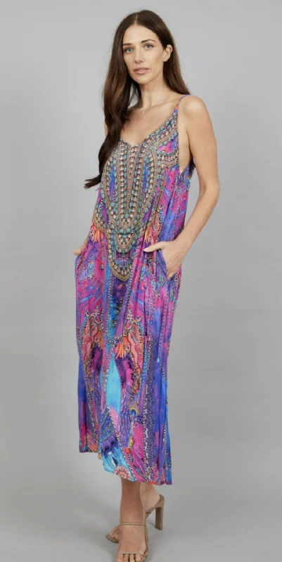 Solitaire Night To Remember Purple Dress