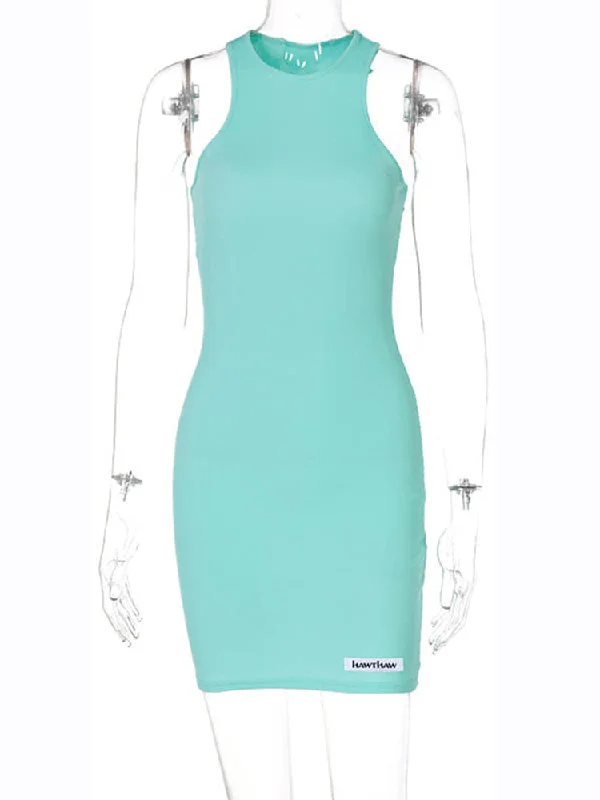 Julia Fashion - Simple Mini Women's Dress