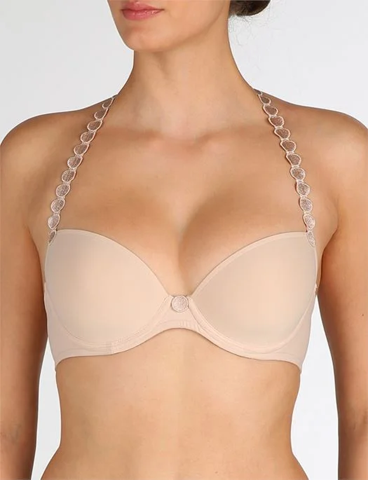 Marie Jo L'Aventure Tom Round T-Shirt Bra Ribbed T-Shirt High Neck Heavyweight