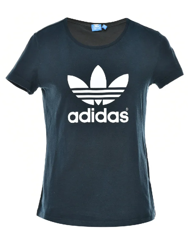 Adidas Printed T-shirt - S Knit Fabric Woven Fabric Fleece Fabric