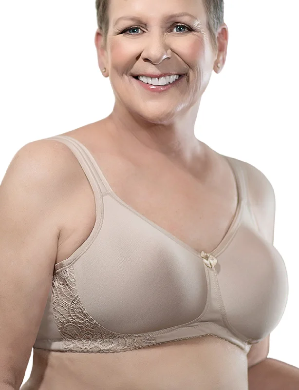 American Breast Care 127 T-Shirt Lace Contour Bra, Beige | Beige T-Shirt Mastectomy Bra | Pocketed Mastectomy Bra Ribbed T-Shirt High Neck Heavyweight American Breast Care 127 T-Shirt Lace Contour Bra, Beige | Beige T-Shirt Mastectomy Bra | Pocketed Mastectomy Bra Ribbed T-Shirt High Neck Heavyweight