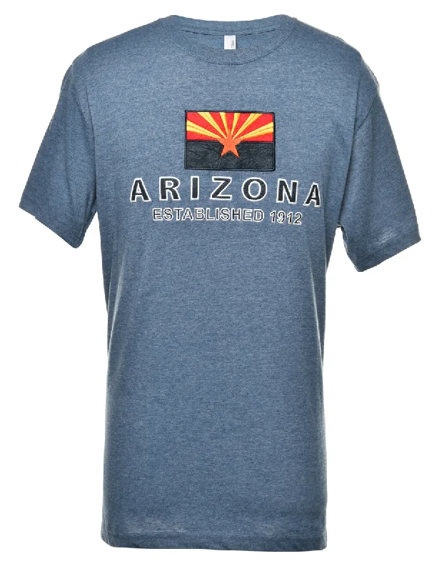Arizona Printed T-shirt - L Casual Formal Business