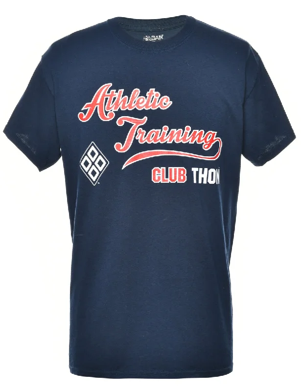 Athletic Training Club Thon Printed T-shirt - M Solid Print Embellished