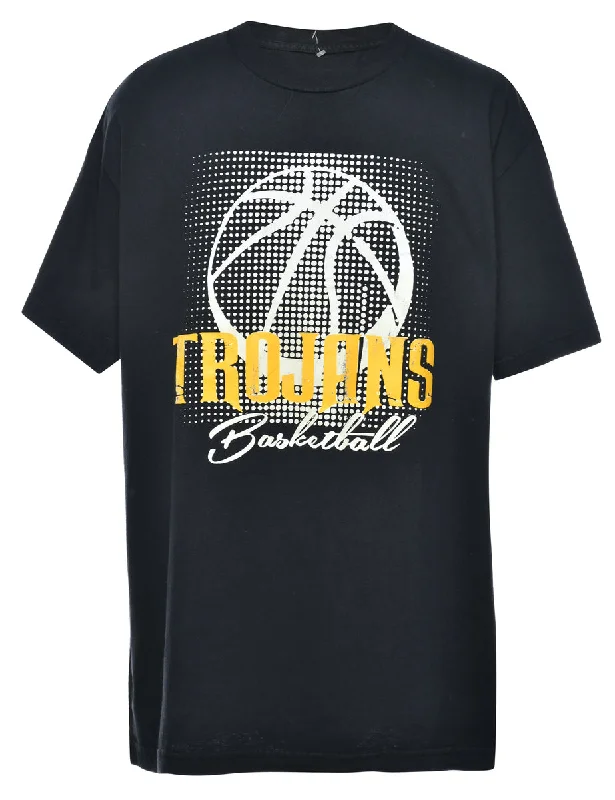 Basketball Printed T-shirt - L Nylon Fabric Polyester Fabric Spandex Fabric