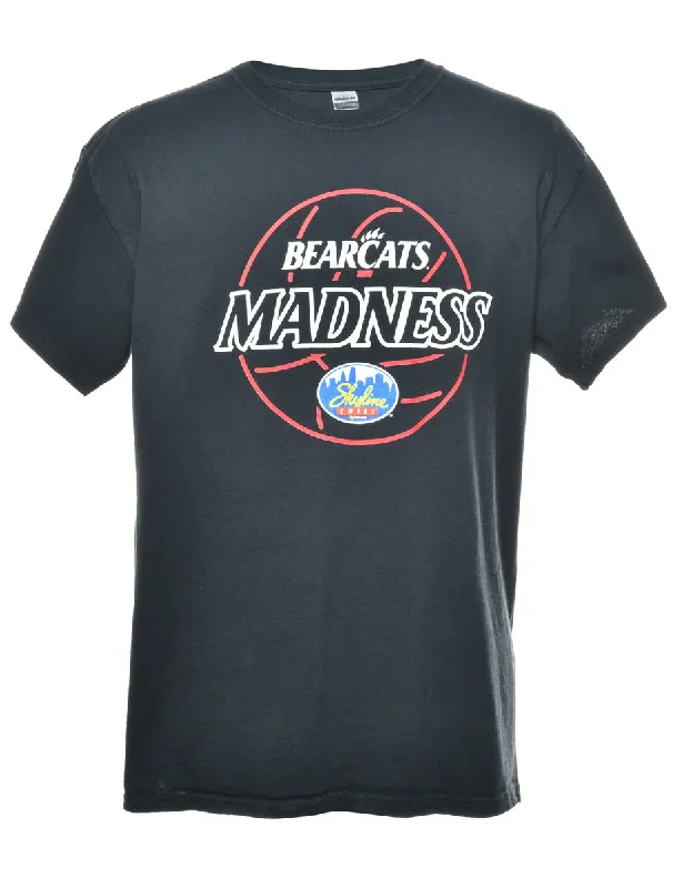 Bearcats Madness Printed T-shirt - L Fashionable Trendy Casual