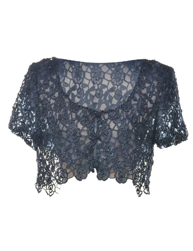 Blend Party Blouse - M Chic Ruffle Blouse