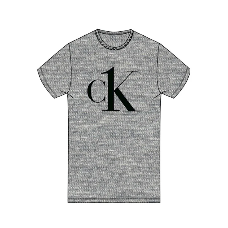 Calvin Klein CK One Lounge T-Shirt Chenille Brocade Lace