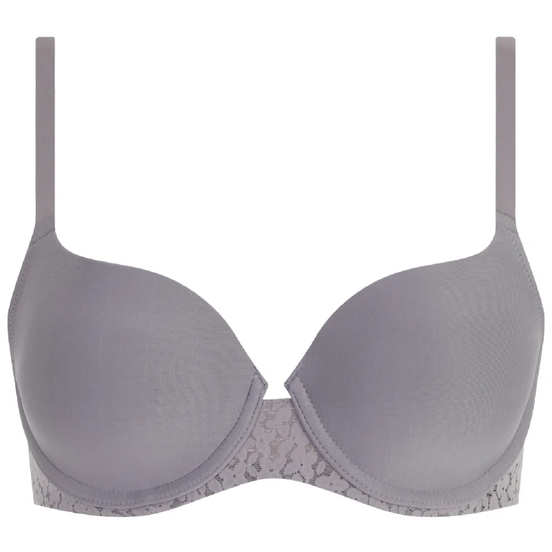 Chantelle Comfort Smooth Sweetheart T-Shirt Bra Print Jacquard Patchwork