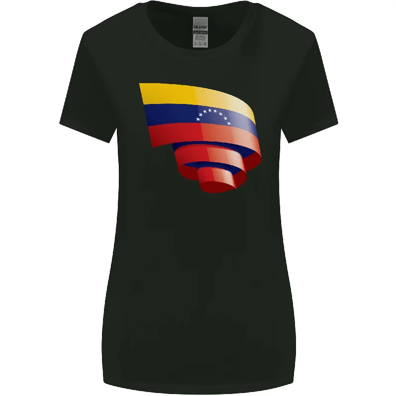 Curled Venezuela Flag Venezuelans Day Football Womens Wider Cut T-Shirt Chenille Fabric Brocade Fabric Lace Fabric Curled Venezuela Flag Venezuelans Day Football Womens Wider Cut T-Shirt Chenille Fabric Brocade Fabric Lace Fabric