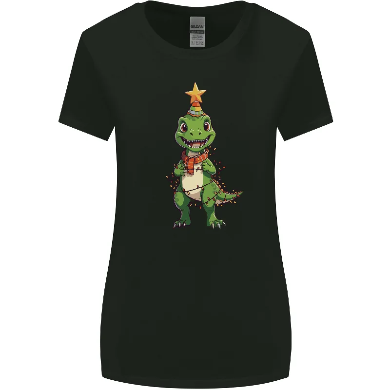 Cute Christmas T-Rex Funny Xmas Dinosaur Womens Wider Cut T-Shirt Lace Blend Ribbed Blend Corduroy Blend Cute Christmas T-Rex Funny Xmas Dinosaur Womens Wider Cut T-Shirt Lace Blend Ribbed Blend Corduroy Blend