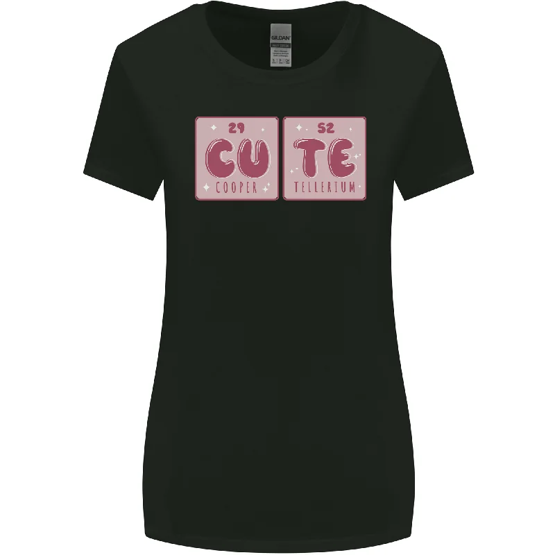 Cute Funny Periodic Table Womens Wider Cut T-Shirt Nylon Fabric Polyester Fabric Spandex Fabric Cute Funny Periodic Table Womens Wider Cut T-Shirt Nylon Fabric Polyester Fabric Spandex Fabric