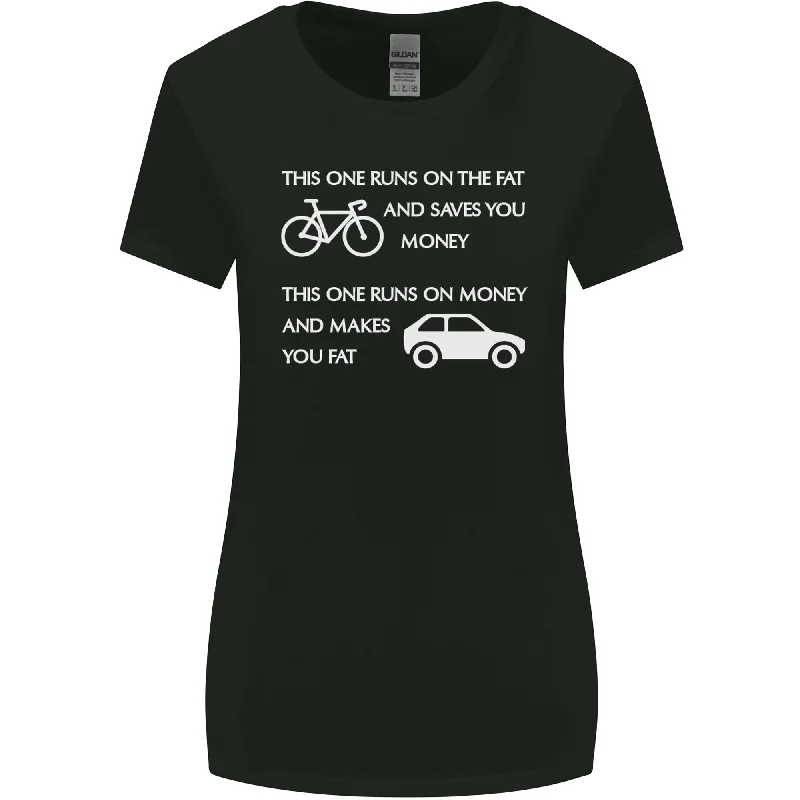 Cycling vs Cars Cyclist Environment Funny Womens Wider Cut T-Shirt Mesh Blend Leather Blend Suede Blend Cycling vs Cars Cyclist Environment Funny Womens Wider Cut T-Shirt Mesh Blend Leather Blend Suede Blend