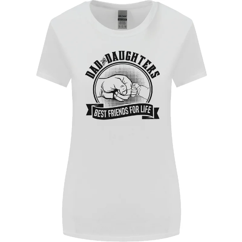 Dad & Daughters Best Friends Fathers Day Womens Wider Cut T-Shirt Elegant Classic Vintage Dad & Daughters Best Friends Fathers Day Womens Wider Cut T-Shirt Elegant Classic Vintage