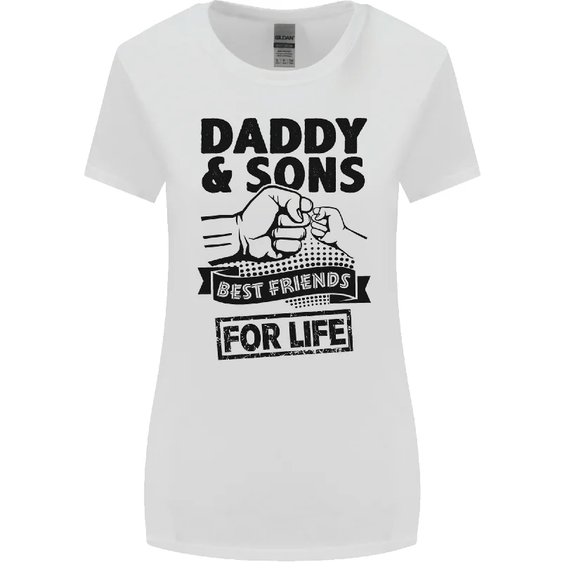 Daddy & Sons Best Friends Fathers Day Womens Wider Cut T-Shirt Modern Contemporary Chic Daddy & Sons Best Friends Fathers Day Womens Wider Cut T-Shirt Modern Contemporary Chic
