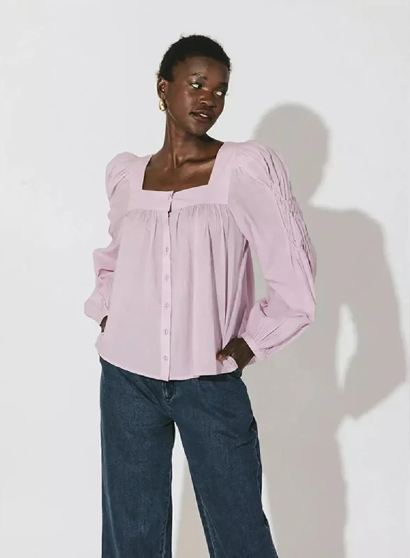 Darla Blouse Orchid Modern Oversized Blouse