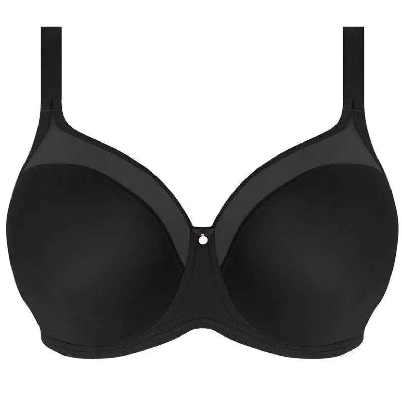 Elomi Matilda Smooth Moulded T-Shirt Bra - Black Chenille Blend Fleece Blend Nylon Blend Elomi Matilda Smooth Moulded T-Shirt Bra - Black Chenille Blend Fleece Blend Nylon Blend