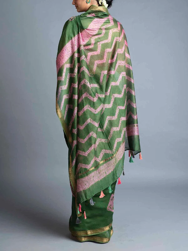 Pakko Embroidery Maheshwari Sare With Blouse Piece Subtle Shimmer Blouse