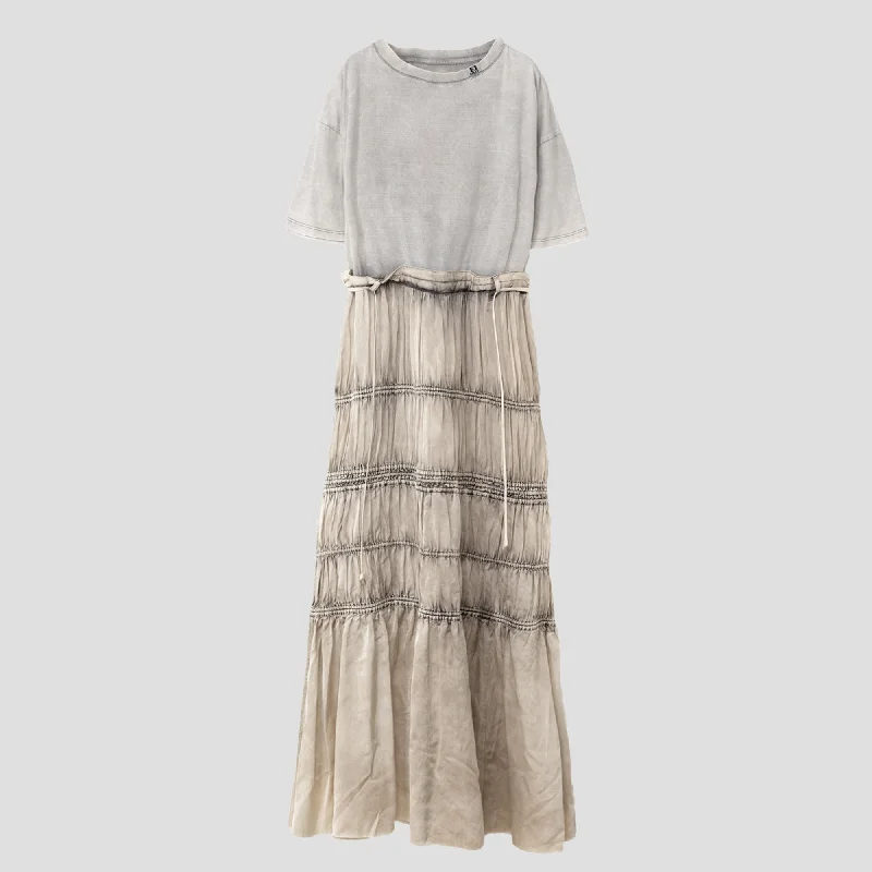 T-SHIRT + SKIRT DRESS Lace Blend Ribbed Blend Corduroy Blend