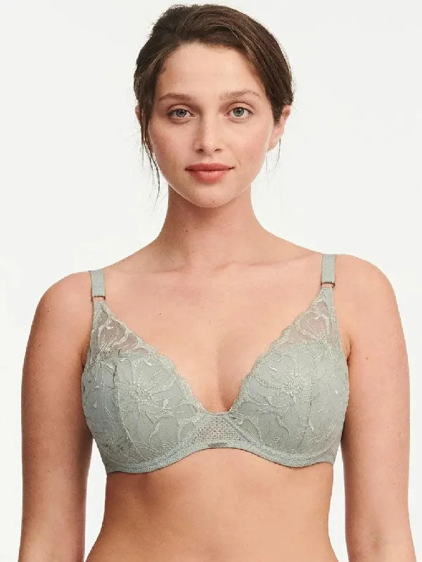 Mint Fleurs Plunge T-Shirt Bra Machine Wash Dry Clean Hand Wash