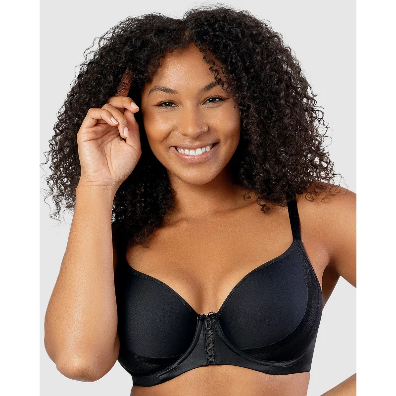 Shea Smooth & Seamless Spacer T-Shirt Bra Terry Blend Velvet Blend Canvas Blend