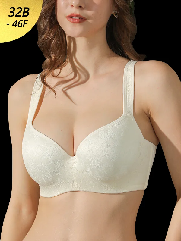 Soft Push Up T-Shirts Minimizer Bras Jersey Fabric Tulle Fabric Batik Fabric