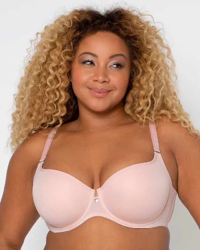 Tulip Smooth T-Shirt Bra - Blushing Rose Front Pockets Side Pockets Patch Pockets