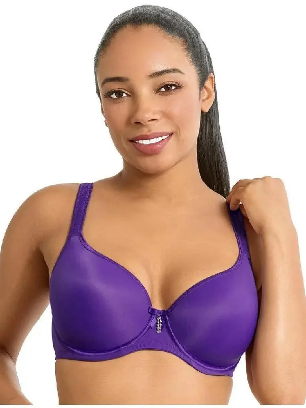 Violet Crystal Smooth T-Shirt Bra Plaid T-Shirt Polka Dot Checkered