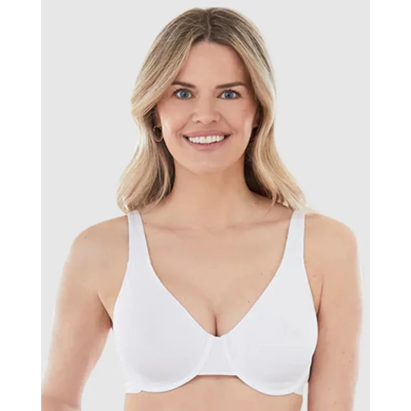 Wired Unlined Cotton T-Shirt Bra Hooded Caped Shawl Collar