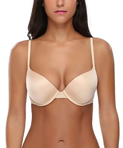 Women's Perfectly Fit Lightly Padded Lined T-Shirt Underwire Push-up Bra Lace Blend Ribbed Blend Corduroy Blend Women's Perfectly Fit Lightly Padded Lined T-Shirt Underwire Push-up Bra Lace Blend Ribbed Blend Corduroy Blend