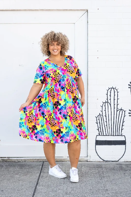 *PRE-ORDER* Peak Dress in Messy Mind by Kasey Rainbow