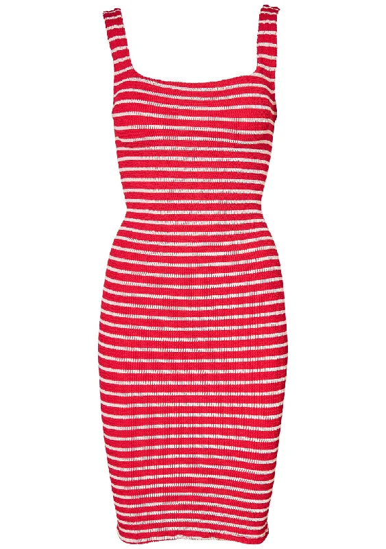 Tank Dress Red/White