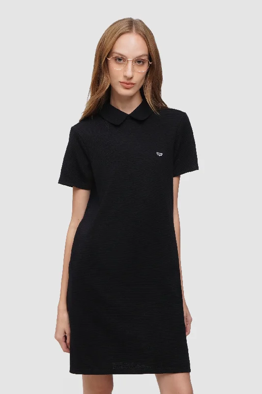 Textured Collared Dress