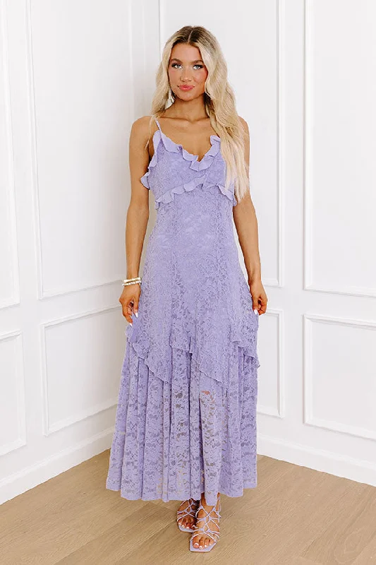 Call Me Lovely Lace Maxi Dress Cozy Wrap Maxi Dress