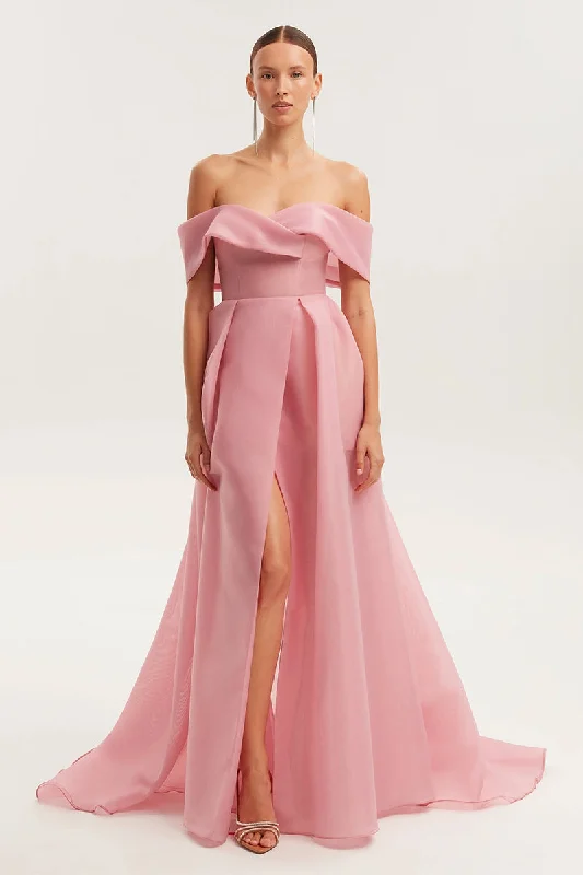 Neptune Off-the-Shoulder Maxi Dress Stylish Longline Maxi Dress