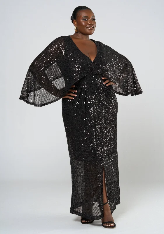 Red Carpet Ready Maxi Dress Elegant Lace-Up Maxi Dress