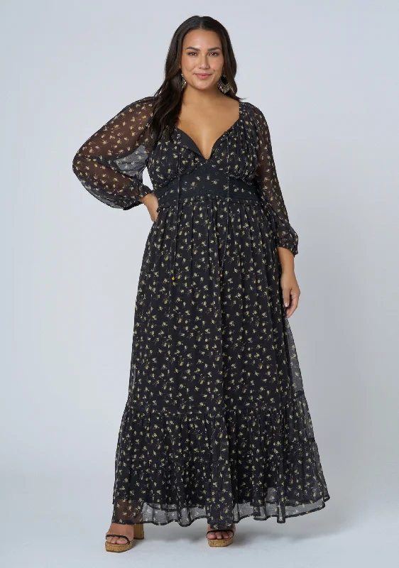 Sunset City Maxi Dress Classic Solid Maxi Dress