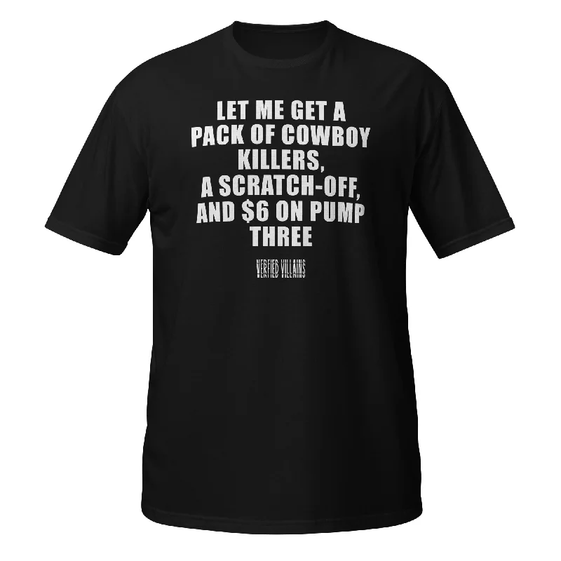 Shirt - Unisex: Verified Villains - Let Me Get Satin Fabric Silk Fabric Chiffon Fabric