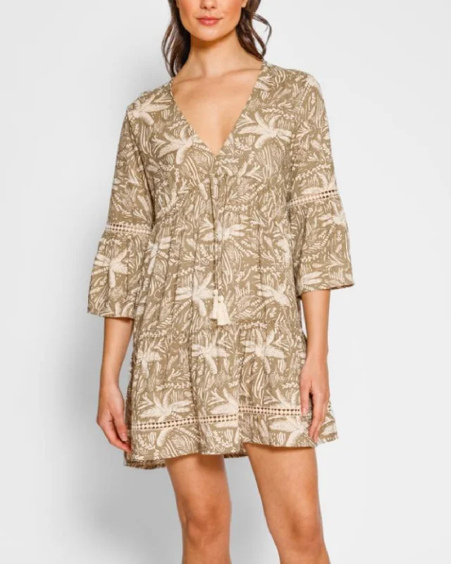 2025 Koy Las Palmas Mini Dress - K24112-33 Cozy Long Sleeve Mini Dress