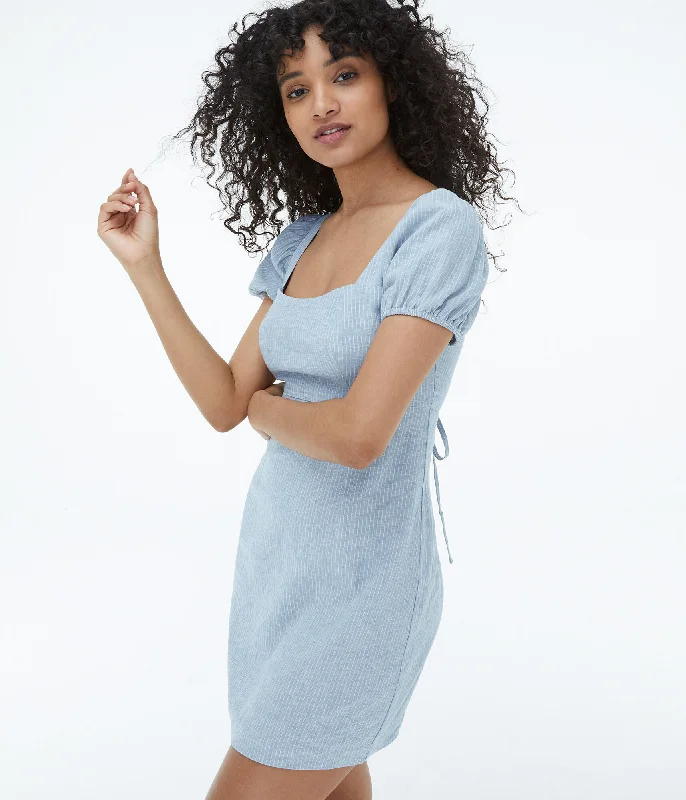 Aeropostale Striped Square-Neck Lace-Up Back Mini Dress*** Stylish Floral Print Mini Dress Aeropostale Striped Square-Neck Lace-Up Back Mini Dress*** Stylish Floral Print Mini Dress