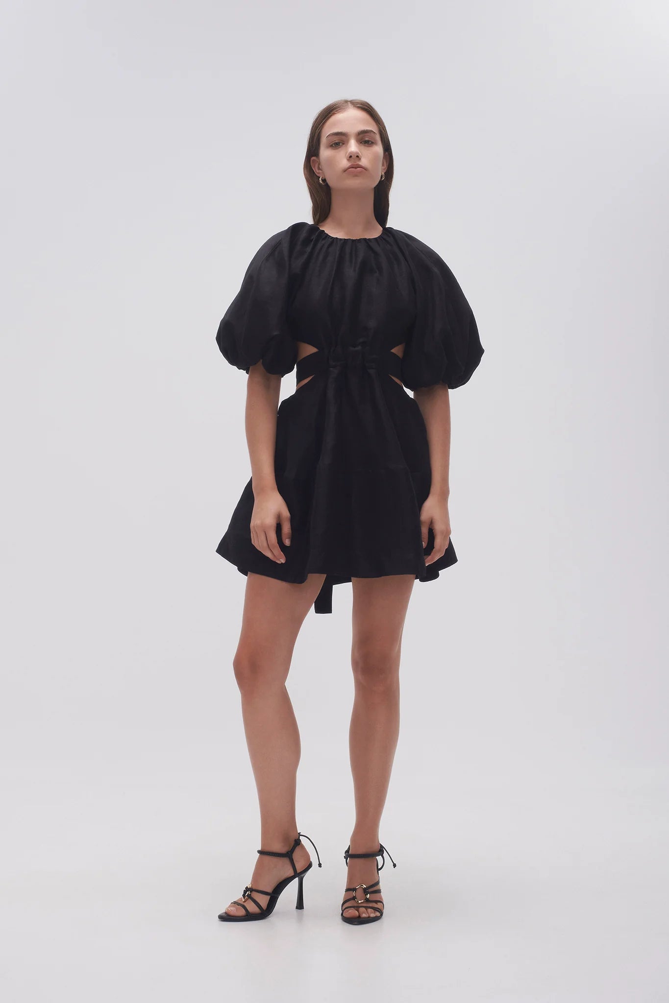 AJE (LN) Mimosa linen cut out mini dress! 12 Comfortable Off-Shoulder Mini Dress