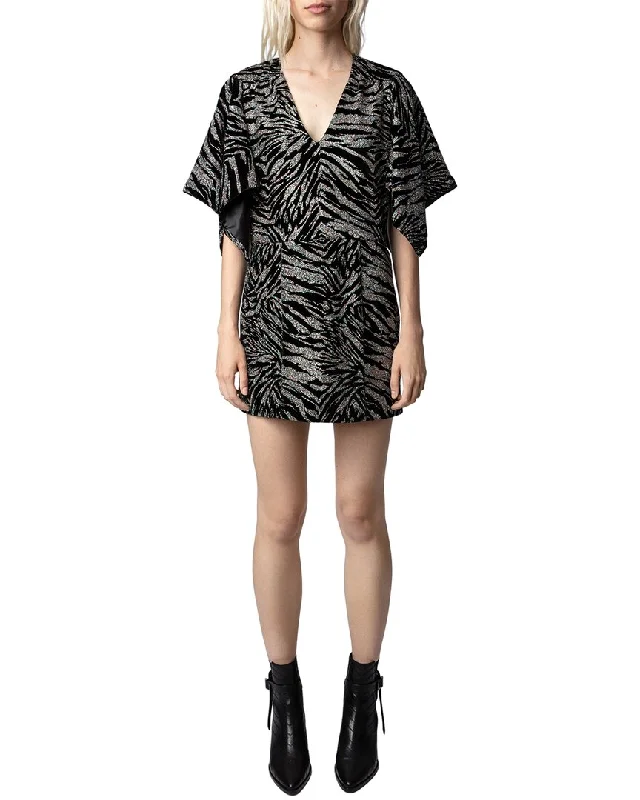 Zadig & Voltaire Rilena Velvet Sparkle Silk-Blend Mini Dress Trendy Bodycon Mini Dress Zadig & Voltaire Rilena Velvet Sparkle Silk-Blend Mini Dress Trendy Bodycon Mini Dress