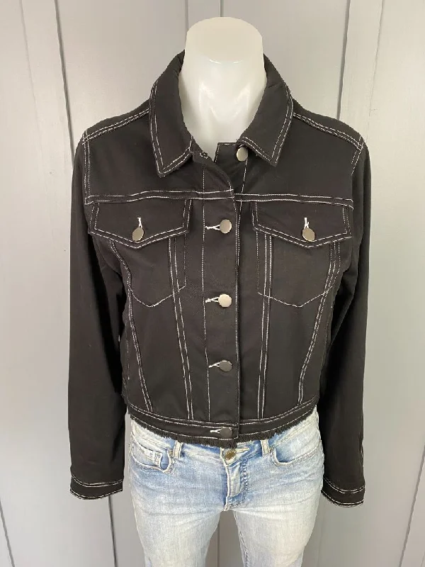 Black Lemon Tree Jackets, 10 Welt Pockets Slit Pockets Flap Pockets