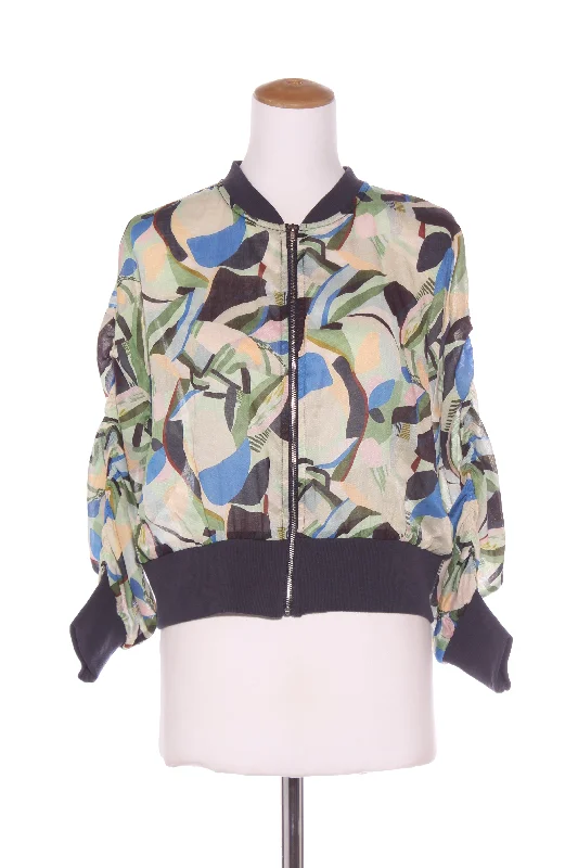 BLACKLIST - Linen/tencel bomber jacket! 10-12 Ribbed Jacket Pleated Jacket Ruffled Jacket BLACKLIST - Linen/tencel bomber jacket! 10-12 Ribbed Jacket Pleated Jacket Ruffled Jacket