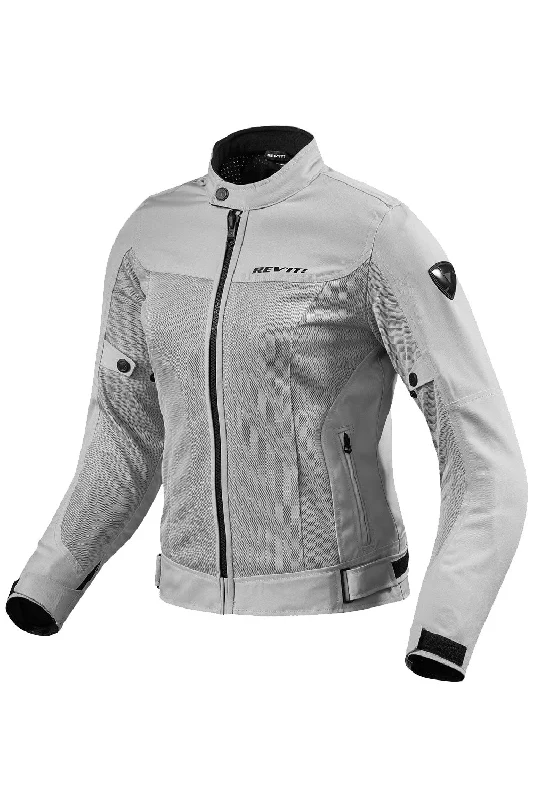 Eclipse Women's Silver Jacket Belted Jacket Elasticated Jacket Padded Jacket