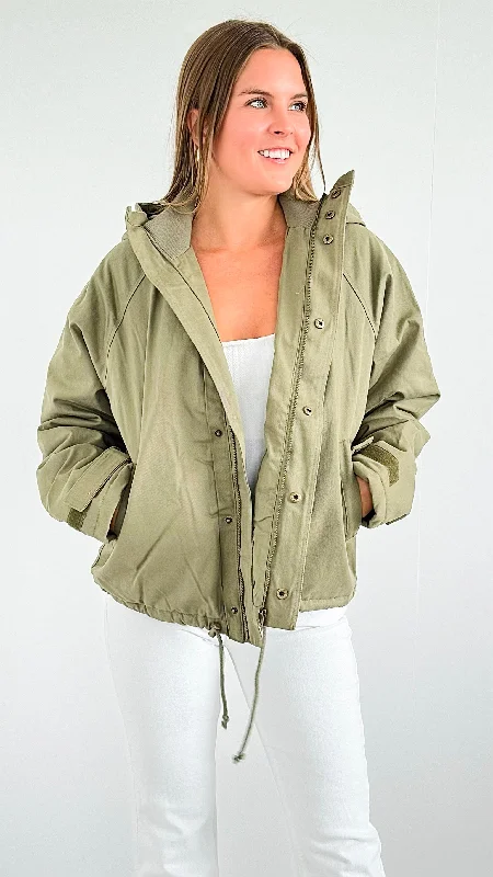 All-Weather Wanderer Jacket Hooded Jacket Caped Jacket Shawl Collar Jacket